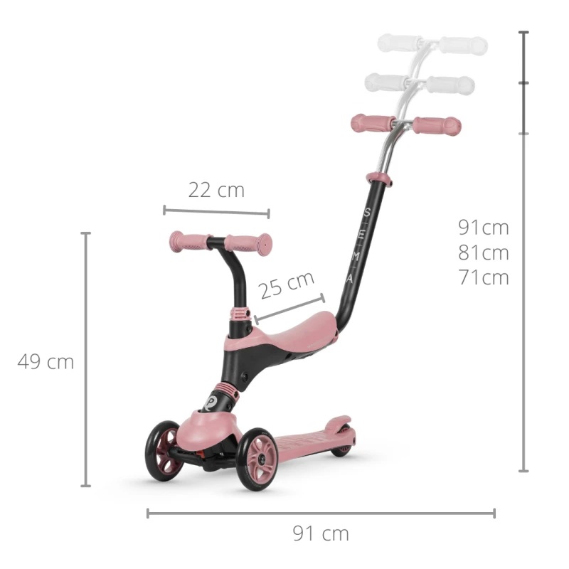 Sema Monopatin 2 en 1 DELUXE Qplay