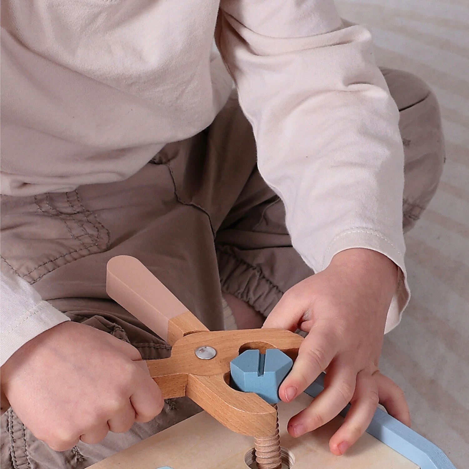 Edu Fun Set de Herramientas de Madera 12 Piezas
