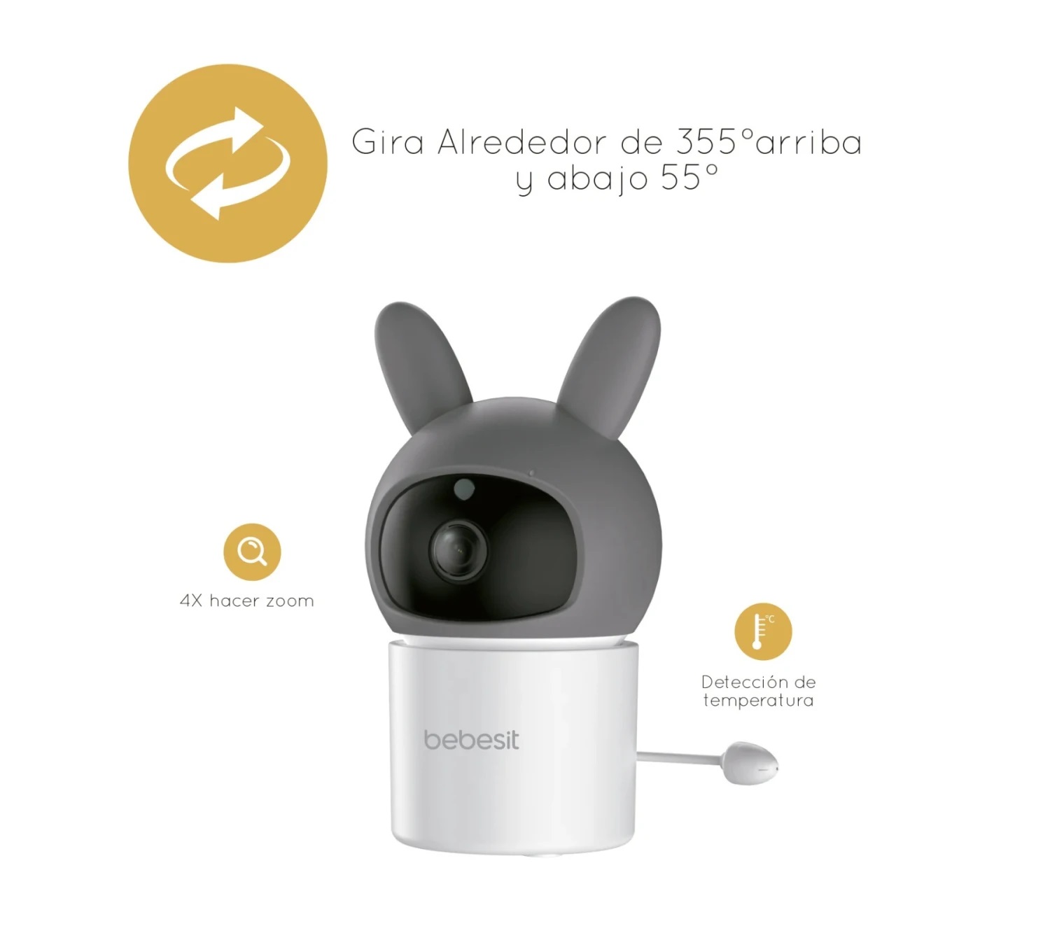 Bebesit Smart Guard PRO 2.0 Video Monitor con Camara