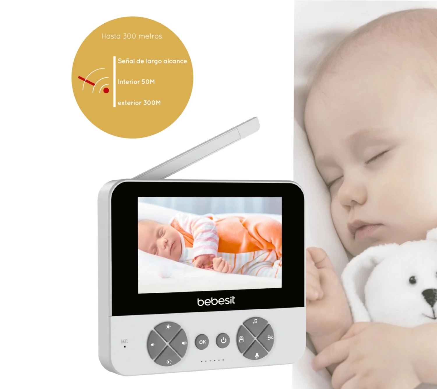 Bebesit Smart Guard PRO 2.0 Video Monitor con Camara