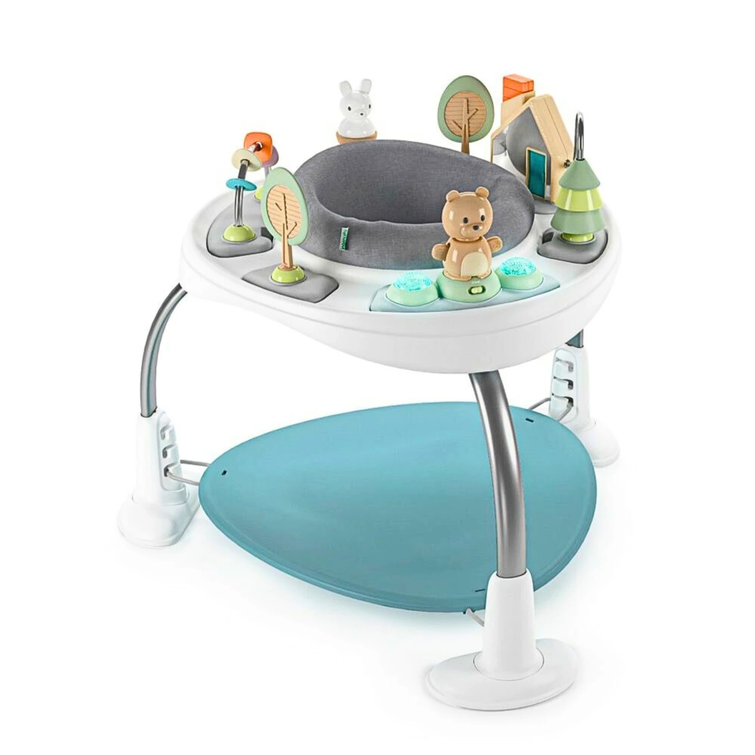 Ingenuity Spring & Sprout 2 en 1 Jumper y Mesa de juegos