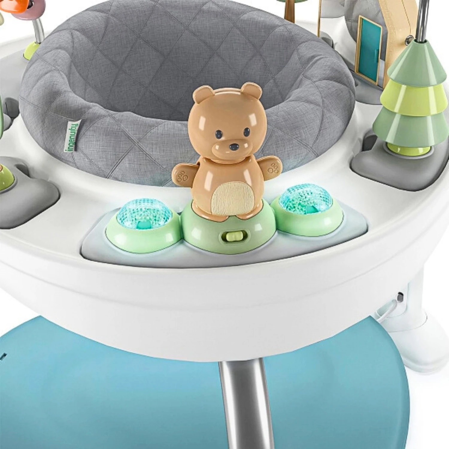 Ingenuity Spring & Sprout 2 en 1 Jumper y Mesa de juegos