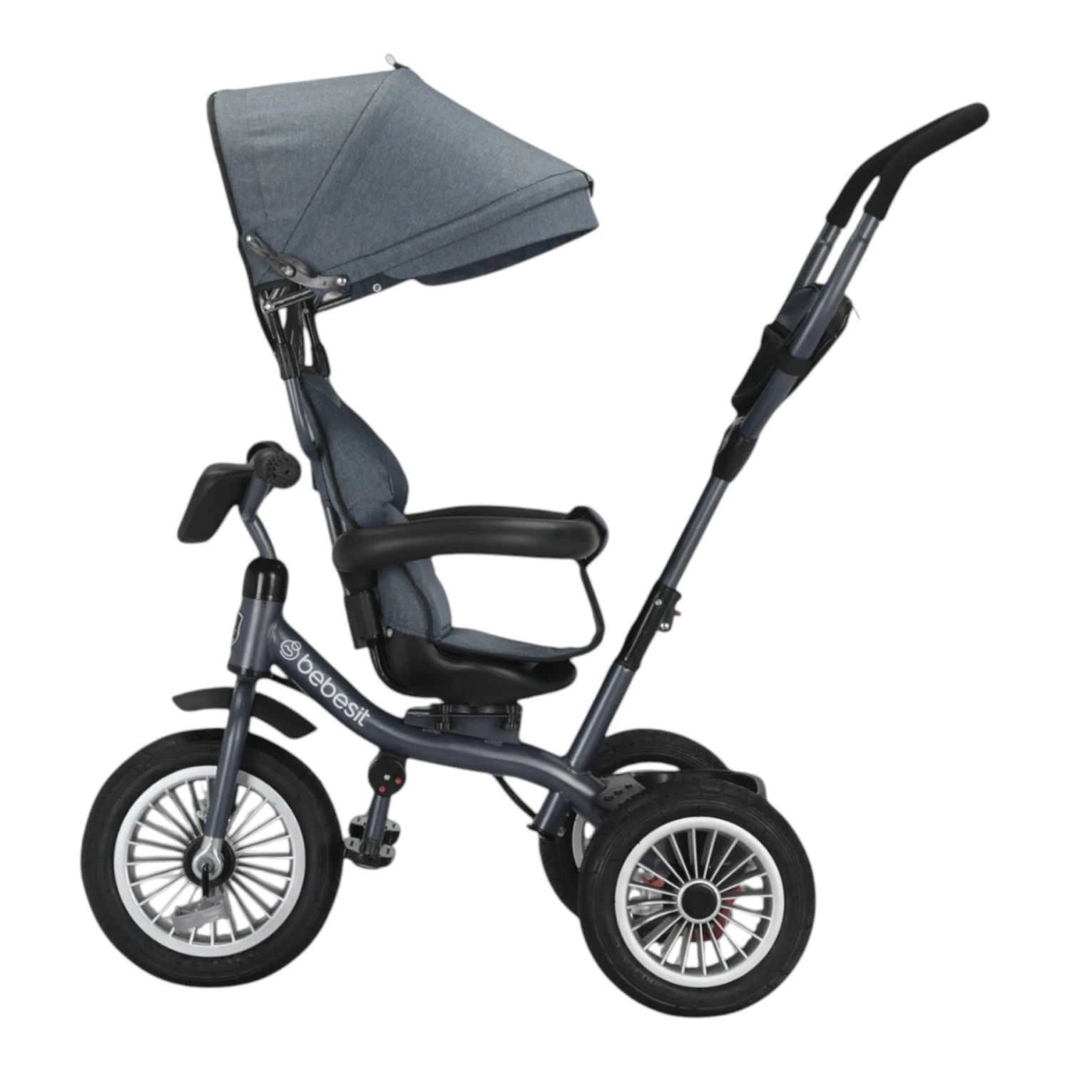Bebesit Triciclo 360 Asiento Giratorio Gris