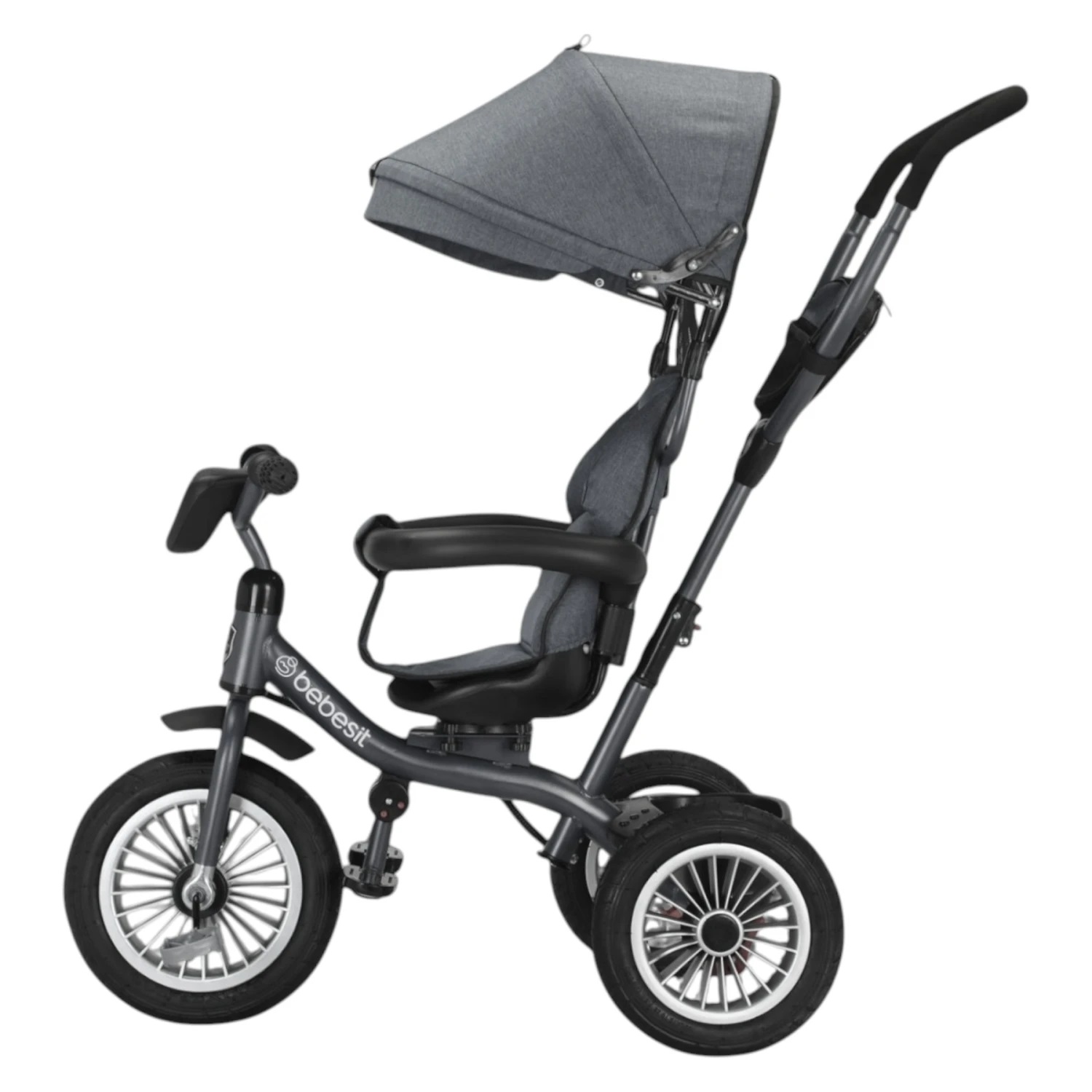 Bebesit Triciclo 360 Asiento Giratorio Gris