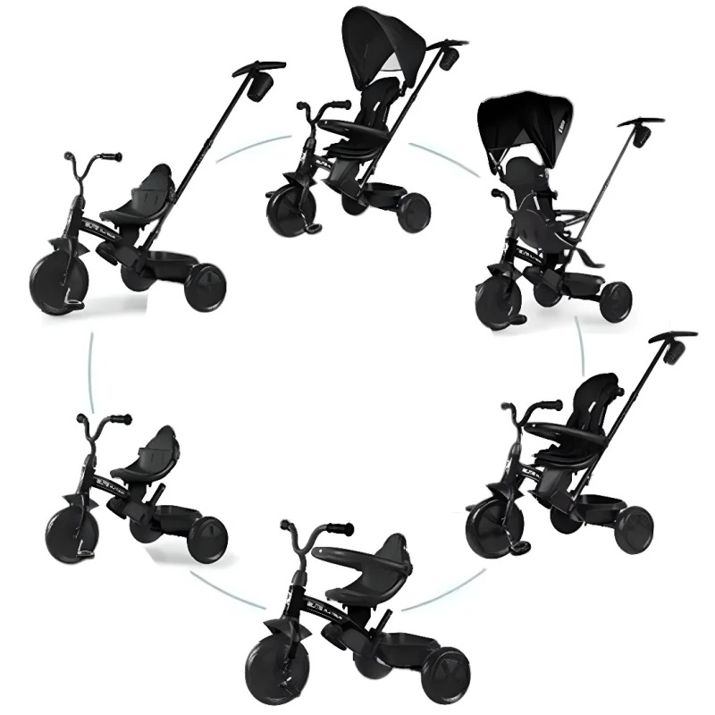 BEBESIT Triciclo ELITE PLATINUM 6 en 1 Qplay