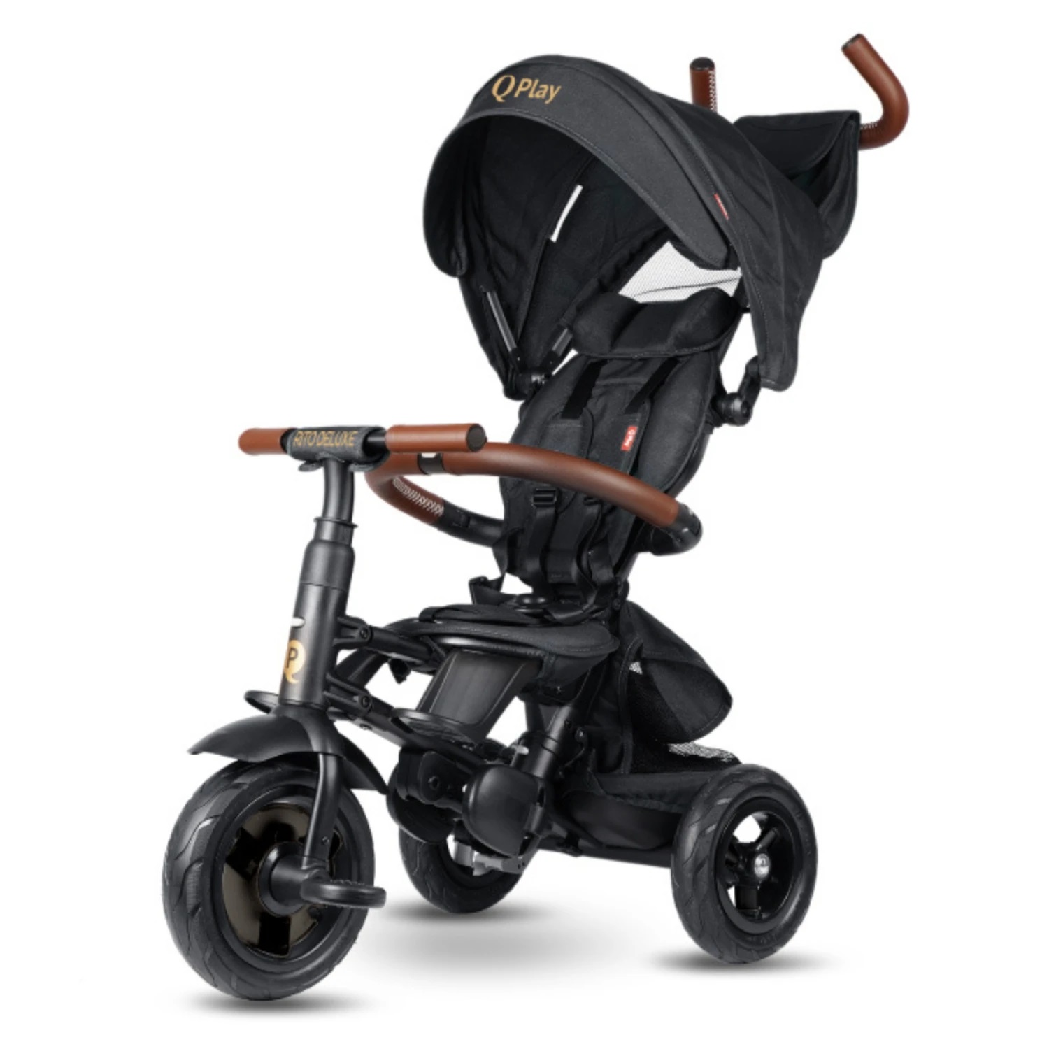 BEBESIT Triciclo Plegable RITO DELUXE Qplay Negro