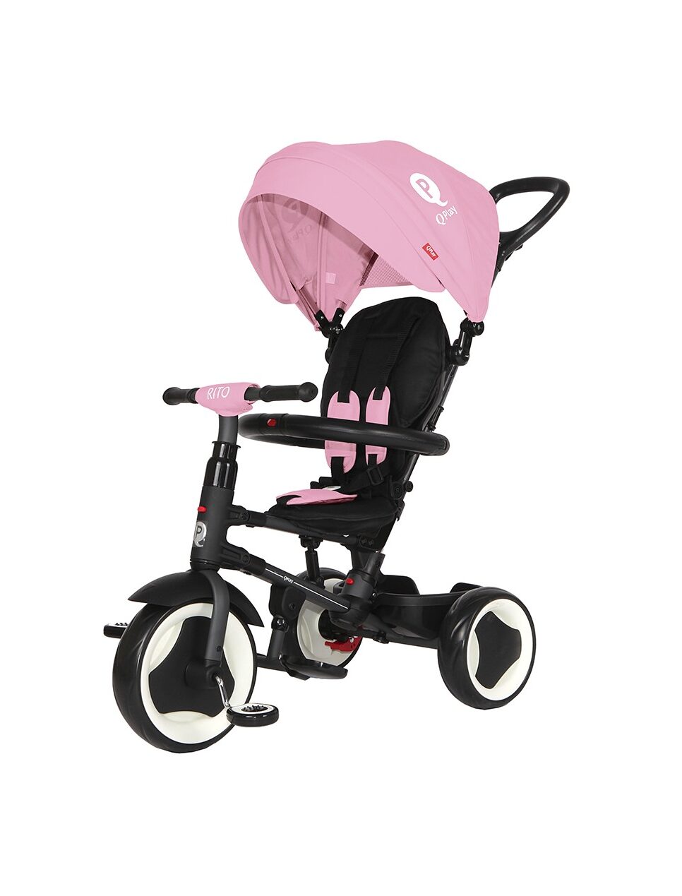 Qplay Triciclo Rito Plegable Rosa