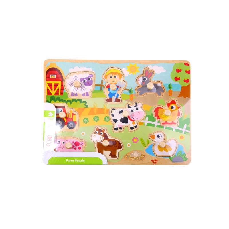 Tooky Toy Puzzle de Granja